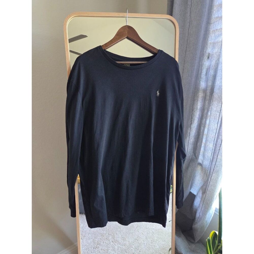 POLO RALPH LOUREN Cotton Jersey Long-Sleeve Tee Size XL